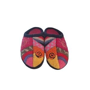 Haflinger‎ Calypso Slippers Boiled Wool Multicolors Women's EU 36 /US 5
